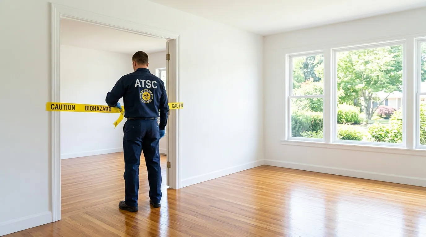 Certified biohazard cleanup crew performing Crime Scene Cleanup in Dacula