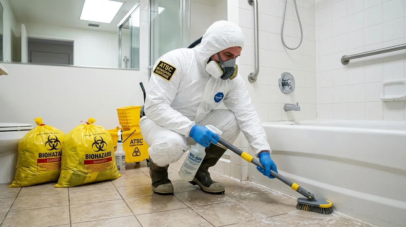 Decontamination equipment deployed for Blood Cleanup in Dacula